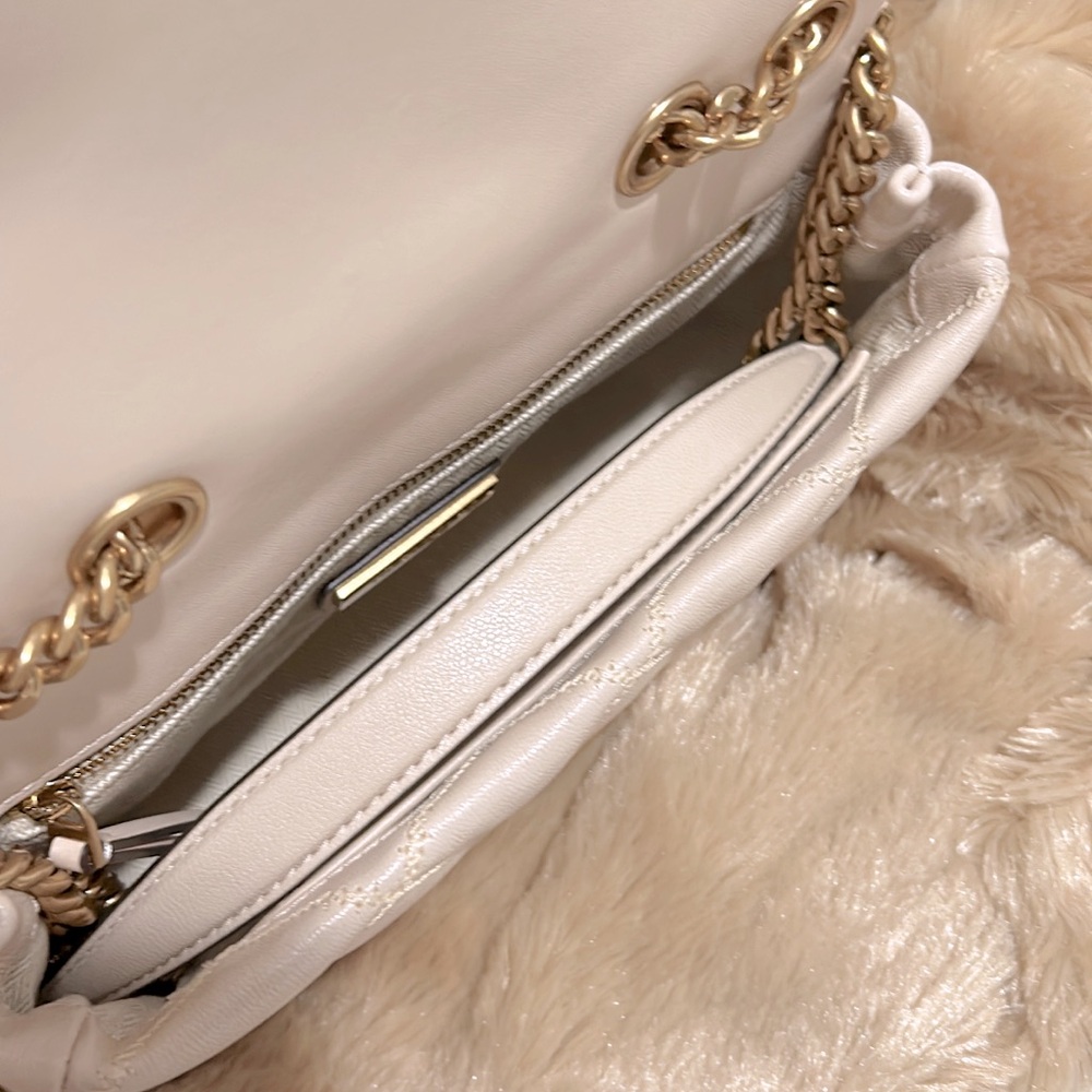 BRAND NEW GORGEOUS TIMELESS Tory Burch Willa Small Shoulder Bag Brie Cream - Picture 6 of 10